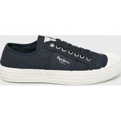 Pepe Jeans - Tenisówki Belife. Niebieskie tenisówki męskie marki Pepe Jeans, z jeansu, na sznurówki. Za 299,90 zł.