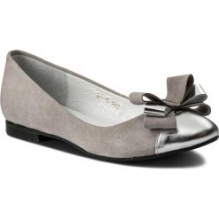 Baleriny SERGIO BARDI - Flumeri SS127347918TP 639. Szare baleriny damskie Sergio Bardi, bez wzorów, ze skóry, klasyczne, bez obcasa. W wyprzedaży za 159,00 zł.