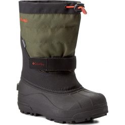 Buty zimowe chłopięce: Śniegowce COLUMBIA – Youth Powderbug Plus II BY1326 Black/Spicy 011