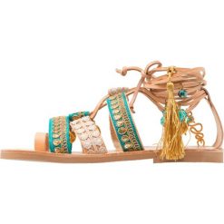 Klapki damskie: MABU By Maria Bk CYLENE Japonki green/gold