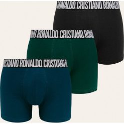 CR7 Cristiano Ronaldo - Bokserki (3 pack). Niebieskie bokserki męskie CR7 Cristiano Ronaldo, bez wzorów, z elastanu. W wyprzedaży za 49,90 zł.