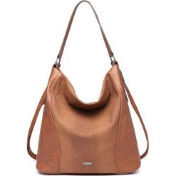 Tamaris torebka Adora Hobo Bag L 3165192 brązowa. Pomarańczowe torebki klasyczne damskie Tamaris, w paski, ze skóry, na ramię, bez dodatków. Za 279,00 zł.