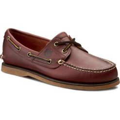 Mokasyny TIMBERLAND - ClS2I Boat Rootbeer Sm 25077/TB0250772141 Brązowy. Pomarańczowe mokasyny męskie Timberland, ze skóry. Za 599,00 zł.