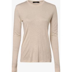 Weekend Max Mara - Damska koszulka z długim rękawem, beżowy. Brązowe koszulki damskie Weekend Max Mara, m, bez wzorów, z wełny, bez kołnierzyka. Za 299,95 zł.