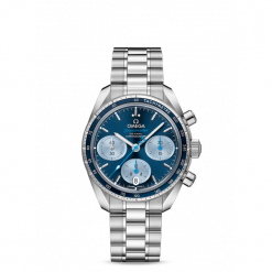 ZEGAREK OMEGA SPEEDMASTER CO-AXIAL 324.30.38.50.03.002. Niebieskie zegarki męskie OMEGA, ze stali. Za 19900,00 zł.