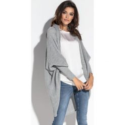 Luźny sweter oversize fb555. Szare kardigany damskie marki Fobya, s. Za 129,00 zł.