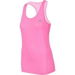 Damski top sportowy 4F Dry Control Pink. Różowe topy sportowe damskie marki Astratex, z tkaniny, z okrągłym kołnierzem. Za 48,99 zł.