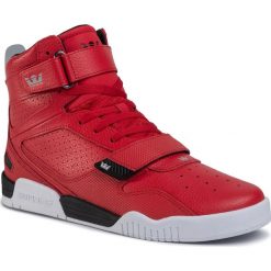 Sneakersy SUPRA - Breaker 05893-662-M Red/Black/White. Czerwone sneakersy męskie Supra, bez wzorów, ze skóry, bez zapięcia. Za 499,00 zł.