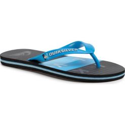 Japonki QUIKSILVER - AQYL100986 Xbkb. Niebieskie klapki męskie Quiksilver, bez wzorów, z tworzywa sztucznego. Za 79,00 zł.