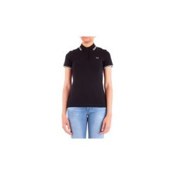 Koszulki polo z krótkim rękawem Fred Perry G3600. Czarne koszulki damskie Fred Perry, bez wzorów, polo, z krótkim rękawem. Za 379,69 zł.