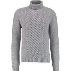 Swetry klasyczne męskie: Edwin UNITED Sweter grey marl