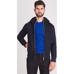 BLUZA EMPORIO ARMANI. Niebieskie bluzy męskie Emporio Armani, xl, z nadrukiem, z kapturem, bez rękawów, z kapturem. Za 644,50 zł.