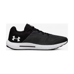 Under Armour Micro G® Pursuit Tenisówki Czarny. Czarne trampki męskie Under Armour, bez wzorów, z materiału, bez zapięcia. Za 326,95 zł.