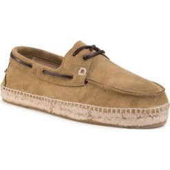 Espadryle MANEBI - Boat Shoes M 2.6 K0 Kaki Green. Zielone espadryle męskie Manebi, na co dzień, bez wzorów, ze skóry, bez zapięcia. W wyprzedaży za 359,00 zł.