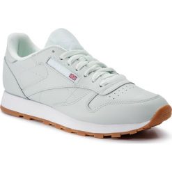Buty Reebok - Classic Leather Mu DV3840 Storm Glow/White. Zielone sneakersy męskie Reebok, na co dzień, bez wzorów, ze skóry, klasyczne, bez zapięcia. W wyprzedaży za 239,00 zł.