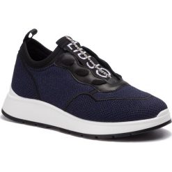 Sneakersy LIU JO - Asia 04 B69007 TX047 Blue 00009. Niebieskie półbuty damskie Liu Jo, na co dzień, bez wzorów, ze skóry ekologicznej, bez obcasa, na płaskiej podeszwie, bez zapięcia. W wyprzedaży za 549,00 zł.