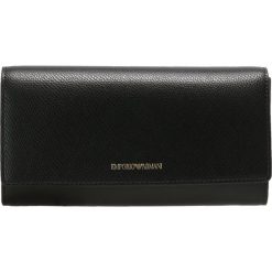 Portfele damskie: Emporio Armani PORTAFOGLIO TRIFOLD WALLET BIG Portfel black