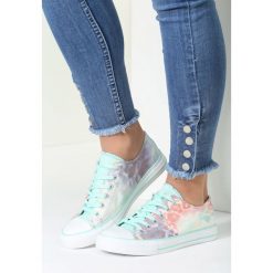 Trampki damskie slip on: Miętowe Trampki Anemone