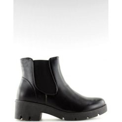 Botki damskie sztyblety czarne 9996-3 Black. Czarne botki damskie ButyModne, ze skóry ekologicznej, eleganckie, bez obcasa, bez zapięcia. Za 79,00 zł.