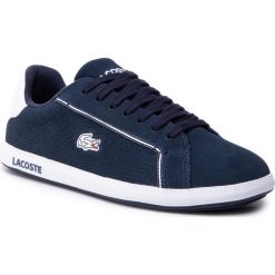 Sneakersy LACOSTE - Graduate 119 4 Sfa 7-37SFA0033092 Nvy/Wht. Niebieskie półbuty damskie Lacoste, z zamszu. W wyprzedaży za 239,00 zł.