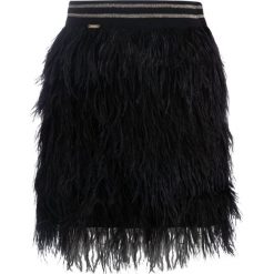 Spódnica ołówkowa Guess W93D02 Z2GI0. Czarne spódniczki damskie Guess, s, z aplikacjami, z elastanu, mini, ołówkowe. W wyprzedaży za 349,00 zł.