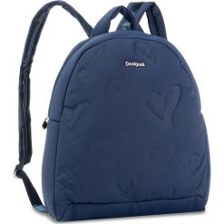 Plecak DESIGUAL - 19WAKA09 5000. Niebieskie plecaki damskie Desigual, bez wzorów, ze skóry ekologicznej, eleganckie, bez dodatków. W wyprzedaży za 259,00 zł.