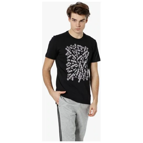 Adidas Koszulka Ss E Lin Scatter T , czarny, rozmiar S. Czarne koszulki męskie Adidas, s, z nadrukiem, z bawełny, klasyczne, z klasycznym kołnierzykiem, bez rękawów. W wyprzedaży za 69,99 zł.