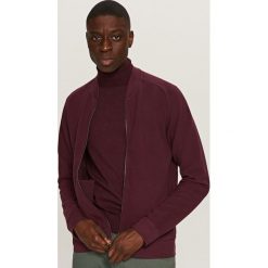 Bluzy męskie: Rozpinana bluza - Bordowy