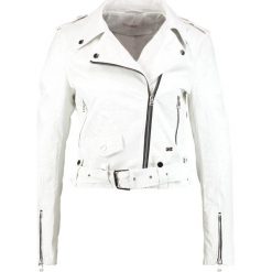 Gaudi ECO JACKET Kurtka ze skóry ekologicznej white. Białe kurtki damskie marki Gaudi, bez wzorów, z wiskozy, bez kaptura. W wyprzedaży za 369,85 zł.