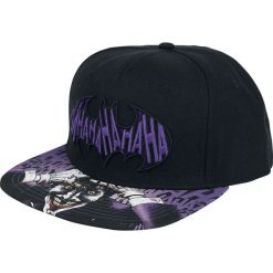 The Joker Hahaha Czapka Snapback czarny/jasnofioletowy. Czarne czapki z daszkiem damskie marki The Joker, z napisami. Za 99,90 zł.