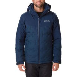 COLUMBIA Wild Card Down Jacket Collegiate Granatowy XL. Niebieskie kurtki sportowe męskie Columbia, xl, bez wzorów, z materiału, bez kaptura, na fitness i siłownię, omni-heat (columbia). Za 1345,00 zł.