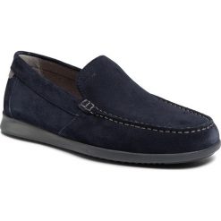 Mokasyny GEOX - U Sile A U028UA 00022 C4002 Navy. Niebieskie mokasyny męskie Geox, z zamszu. Za 479,00 zł.