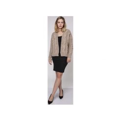 Sweter bez zapięcia, SWE150 mocca MKM. Pomarańczowe swetry damskie Mkm swetry, s, bez wzorów, z jeansu, bez rękawów, bez kaptura. Za 135,00 zł.
