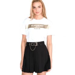 SuperDry Koszulka Biały. Białe podkoszulki męskie Superdry, s, z nadrukiem, z bawełny, z krótkim rękawem. Za 152,95 zł.