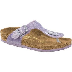 Buty dziecięce: Japonki w kolorze lawendowym – szerokość N