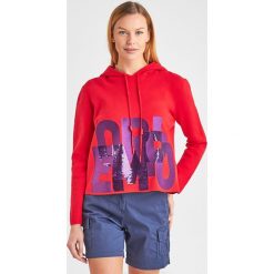 SWETER emporio armani. Swetry damskie Emporio Armani, bez wzorów, biznesowe, bez rękawów, bez kaptura. Za 879,00 zł.