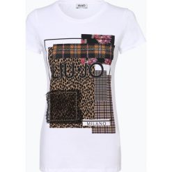 Liu Jo Collection - T-shirt damski, beżowy. Brązowe t-shirty damskie marki Liu Jo Collection, xl, bez wzorów, bez kołnierzyka. Za 279,95 zł.