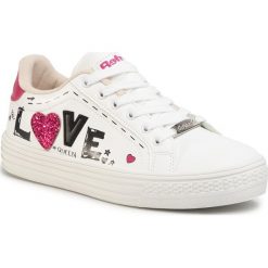 Sneakersy REFRESH - 69547 Blanco. Białe półbuty damskie Refresh, na co dzień, z aplikacjami, ze skóry ekologicznej, bez obcasa, na płaskiej podeszwie, bez zapięcia. W wyprzedaży za 139,00 zł.