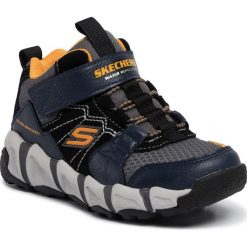 Sneakersy SKECHERS - Mid-Peak 98243L/NVBK Navy/Black. Szare trampki chłopięce Skechers, bez wzorów, ze skóry, bez zapięcia. W wyprzedaży za 189,00 zł.
