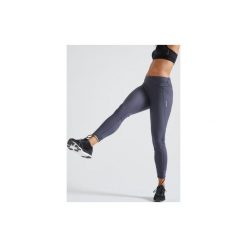 Legginsy fitness kardio damskie 500 z nadrukiem. Różowe legginsy sportowe damskie DOMYOS, xs, z nadrukiem, z elastanu, na fitness i siłownię. Za 69,99 zł.