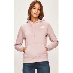 New Balance - Bluza. Fioletowe bluzy damskie New Balance, s, bez wzorów, z elastanu, bez rękawów, z kapturem. W wyprzedaży za 179,90 zł.
