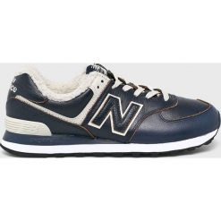 New Balance - Buty. Niebieskie halówki męskie marki New Balance, z materiału, na sznurówki. W wyprzedaży za 349,90 zł.