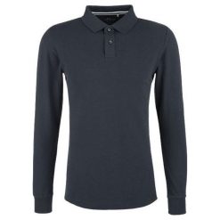 S.Oliver Koszulka Polo Męska M Ciemnoniebieski. Czarne koszulki polo męskie S.Oliver, s, bez wzorów, z długim rękawem. W wyprzedaży za 100,00 zł.