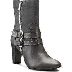 Botki A.J.F. - 00936 Szary 703/540. Szare buty zimowe damskie marki A.J.F., ze skóry, eleganckie, na zamek. W wyprzedaży za 259,00 zł.