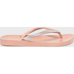 Ipanema - Japonki. Brązowe klapki damskie Ipanema, bez wzorów, z gumy, bez obcasa, na obcasie. W wyprzedaży za 59,90 zł.