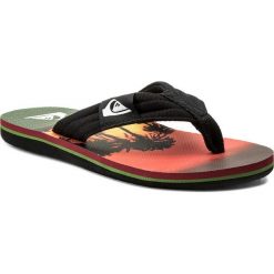Japonki QUIKSILVER - AQBL100261 Xknn. Czarne klapki damskie Quiksilver, bez wzorów, z tworzywa sztucznego, bez obcasa. W wyprzedaży za 79,00 zł.