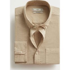 Mango Man - Koszula Oxdye. Niebieskie koszule męskie Mango Man, s, bez wzorów, z bawełny, button down, z długim rękawem. Za 139,90 zł.