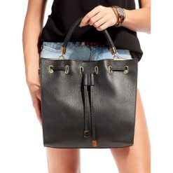 Torebka damska shopper bag skórzana Rovicky czarna - Czarny. Czarne torby damskie na zakupy ROVICKY, bez wzorów, z jeansu, eleganckie, duże, bez dodatków. Za 285,99 zł.