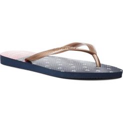 Japonki HAVAIANAS - Sl Nautical 41371250463 Navy/Red. Pomarańczowe klapki damskie Havaianas, bez wzorów, z tworzywa sztucznego, bez obcasa. W wyprzedaży za 79,00 zł.