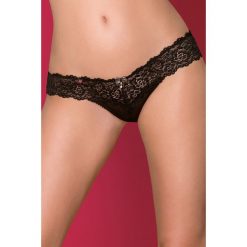Kuszące tanga Laura. Czerwone majtki damskie Obsessive, bez wzorów, z bawełny. Za 43,99 zł.